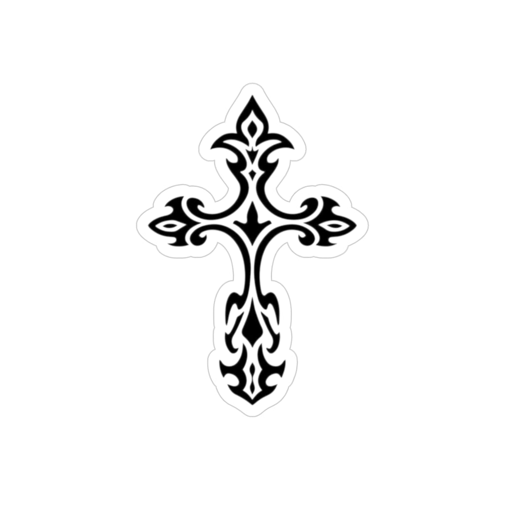 Cross sticker