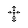 Cross sticker