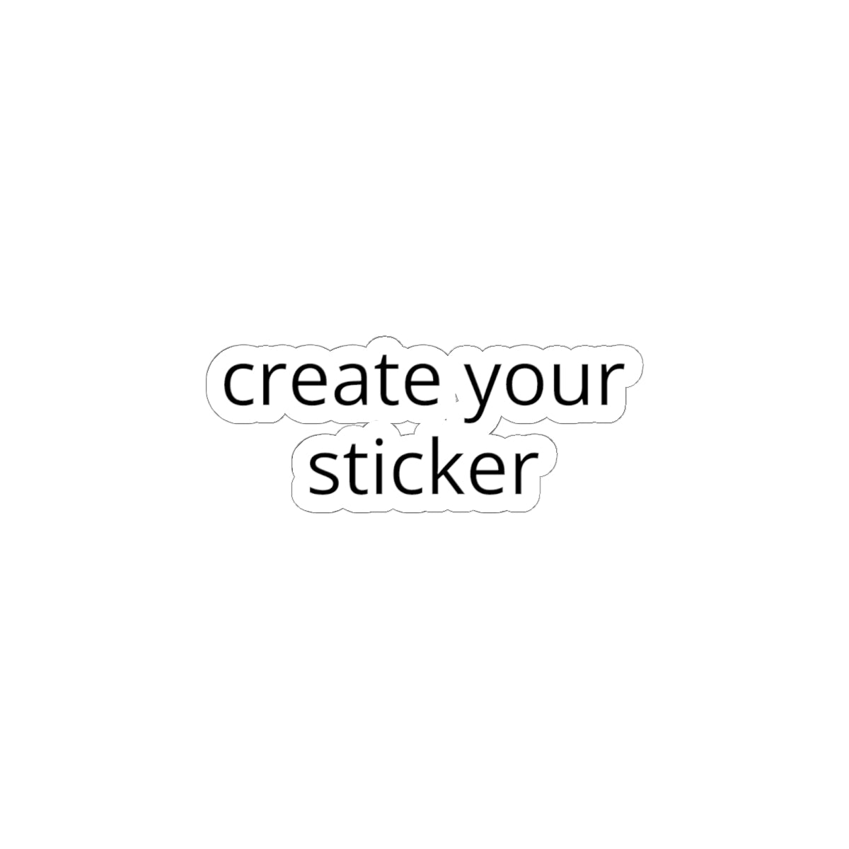 Personalized sticker