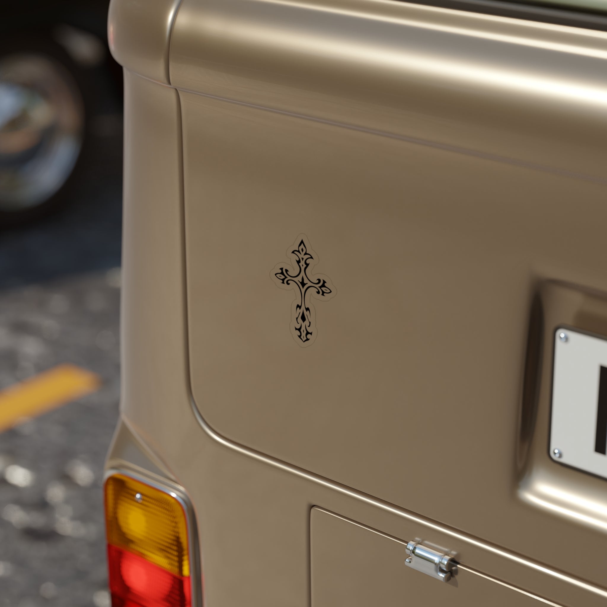 Cross sticker