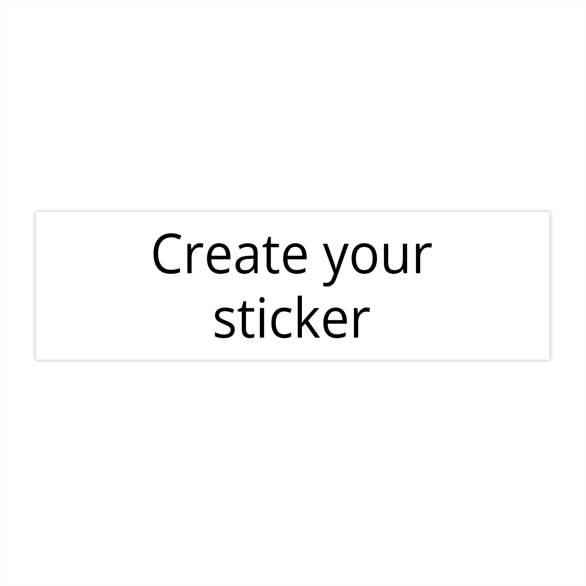 Personalized Bumper Sticker