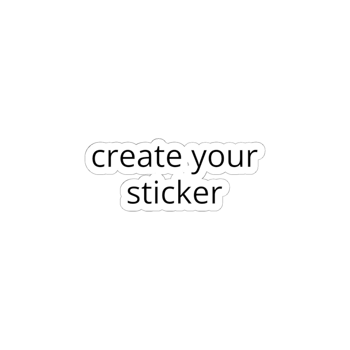 Personalized sticker